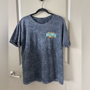 Vintage Wash Mickey Halloween Party Tee - Black